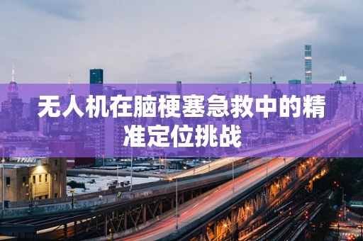 无人机在脑梗塞急救中的精准定位挑战