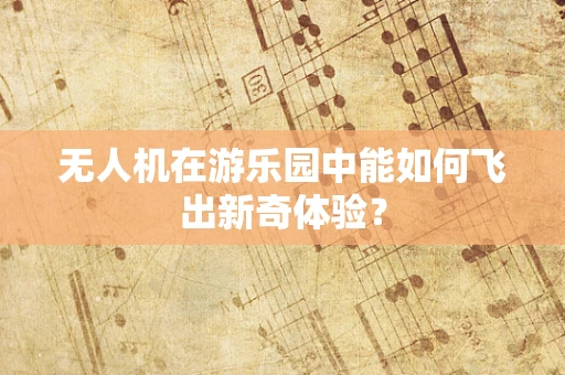 无人机在游乐园中能如何飞出新奇体验？