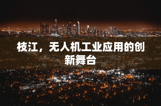 枝江，无人机工业应用的创新舞台