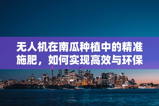 无人机在南瓜种植中的精准施肥，如何实现高效与环保的平衡？