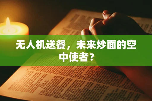 无人机送餐，未来炒面的空中使者？