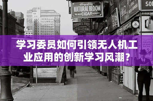 学习委员如何引领无人机工业应用的创新学习风潮？