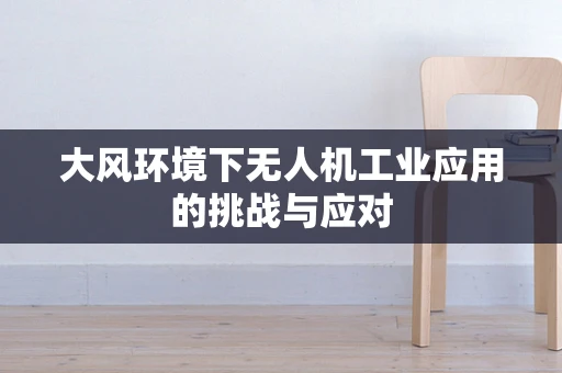 大风环境下无人机工业应用的挑战与应对