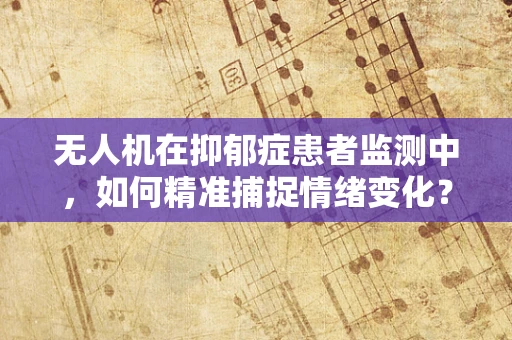 无人机在抑郁症患者监测中，如何精准捕捉情绪变化？