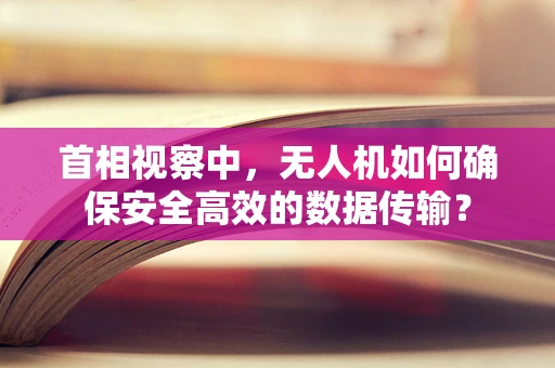 首相视察中，无人机如何确保安全高效的数据传输？