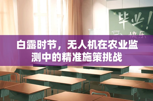 白露时节，无人机在农业监测中的精准施策挑战