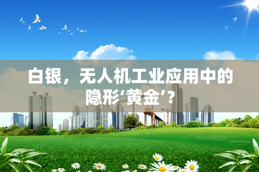 白银，无人机工业应用中的隐形‘黄金’？