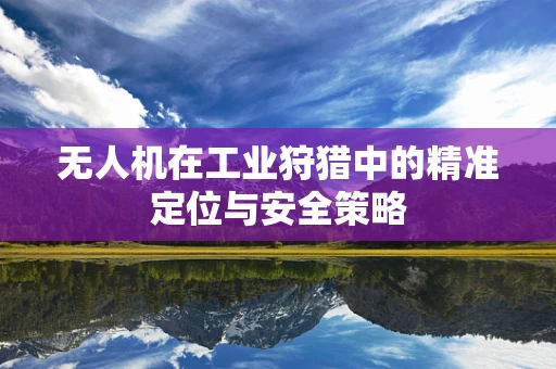 无人机在工业狩猎中的精准定位与安全策略