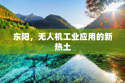 东阳，无人机工业应用的新热土