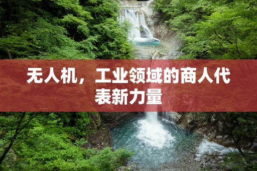 无人机，工业领域的商人代表新力量