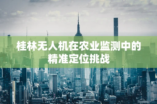 桂林无人机在农业监测中的精准定位挑战