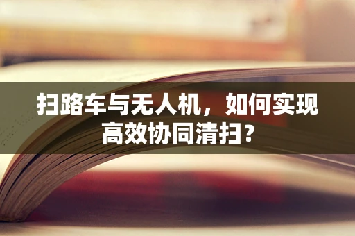 扫路车与无人机，如何实现高效协同清扫？