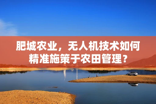 肥城农业，无人机技术如何精准施策于农田管理？