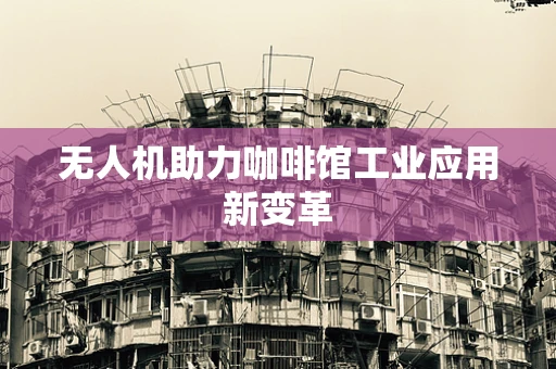 无人机助力咖啡馆工业应用新变革