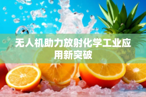 无人机助力放射化学工业应用新突破