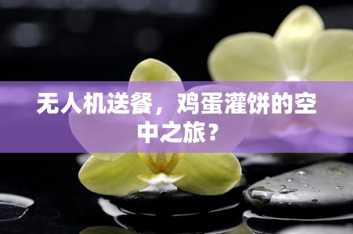无人机送餐，鸡蛋灌饼的空中之旅？