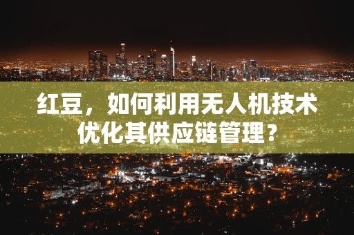 红豆，如何利用无人机技术优化其供应链管理？