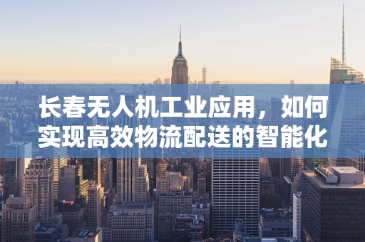 长春无人机工业应用，如何实现高效物流配送的智能化升级？