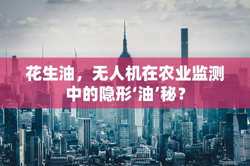 花生油，无人机在农业监测中的隐形‘油’秘？