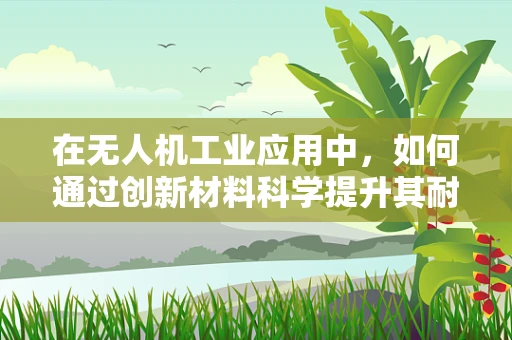 在无人机工业应用中，如何通过创新材料科学提升其耐久性与轻量化？