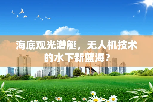 海底观光潜艇，无人机技术的水下新蓝海？