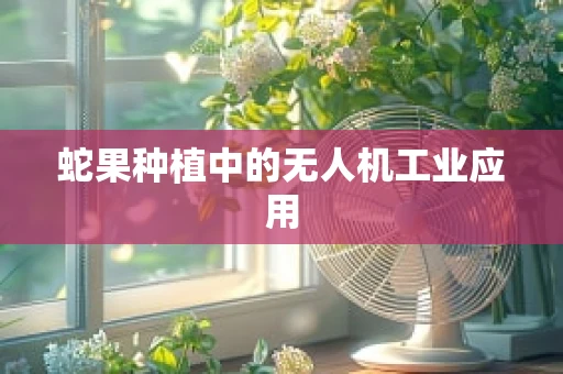 蛇果种植中的无人机工业应用