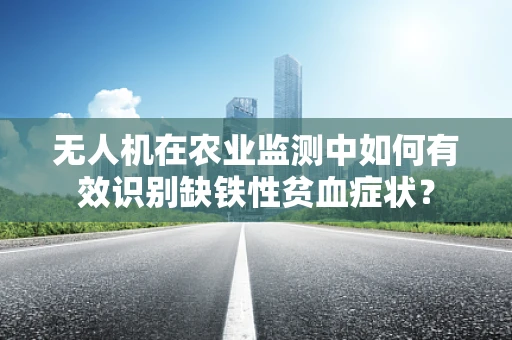 无人机在农业监测中如何有效识别缺铁性贫血症状？