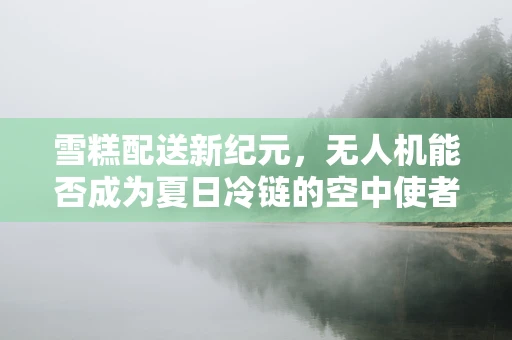 雪糕配送新纪元，无人机能否成为夏日冷链的空中使者？