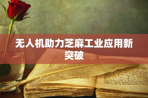 无人机助力芝麻工业应用新突破