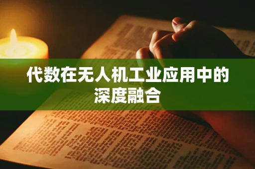 代数在无人机工业应用中的深度融合