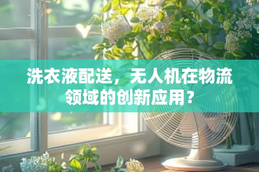 洗衣液配送，无人机在物流领域的创新应用？