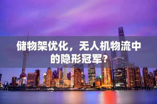 储物架优化，无人机物流中的隐形冠军？