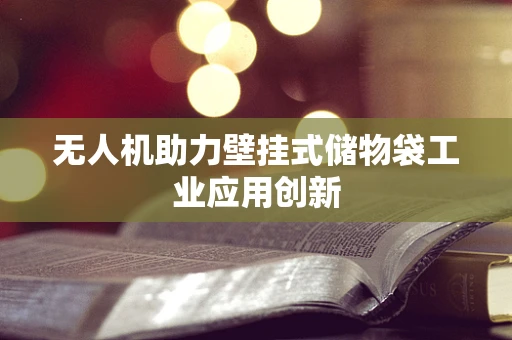 无人机助力壁挂式储物袋工业应用创新