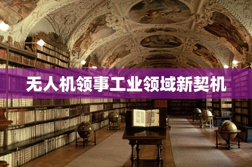 无人机领事工业领域新契机