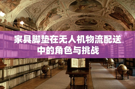 家具脚垫在无人机物流配送中的角色与挑战