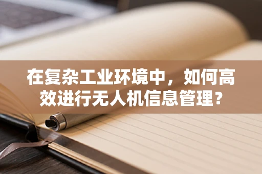 在复杂工业环境中，如何高效进行无人机信息管理？