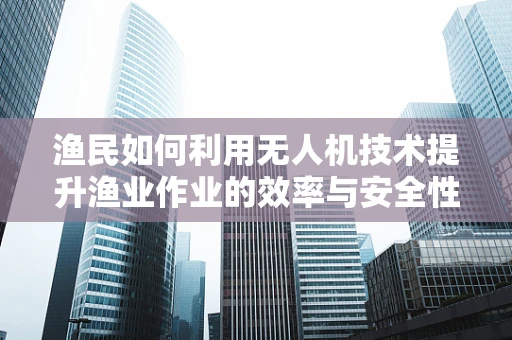 渔民如何利用无人机技术提升渔业作业的效率与安全性？