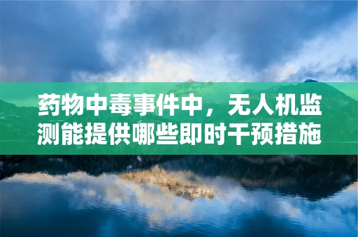 药物中毒事件中，无人机监测能提供哪些即时干预措施？