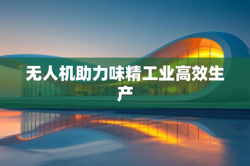 无人机助力味精工业高效生产