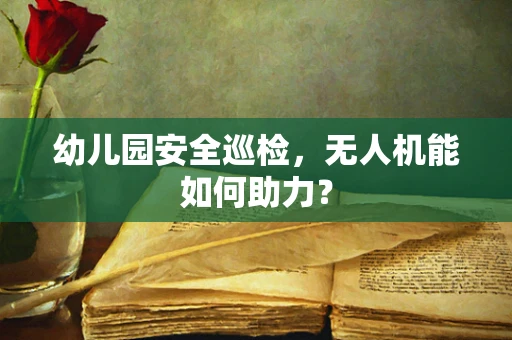 幼儿园安全巡检，无人机能如何助力？