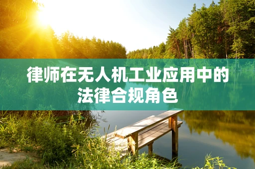 律师在无人机工业应用中的法律合规角色