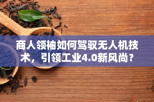 商人领袖如何驾驭无人机技术，引领工业4.0新风尚？
