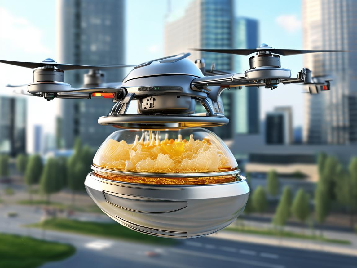 蜂蜜芥末酱的空中配送，无人机在食品物流中的创新应用？