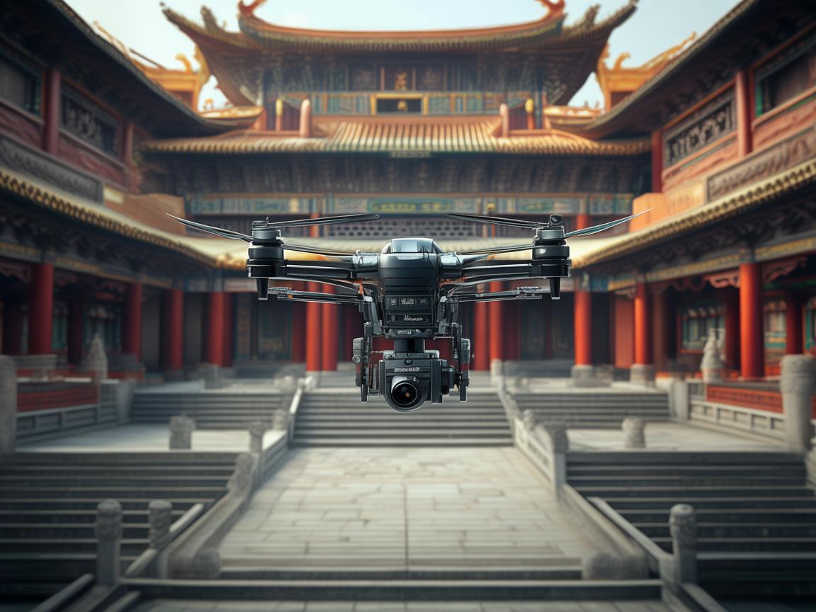 无人机在道观三清殿的安防监控中，如何平衡信仰与技术的边界？