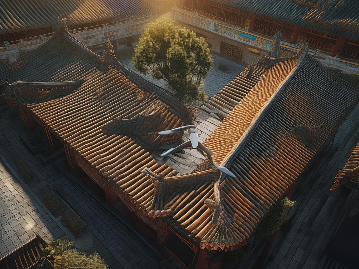 无人机在道观三清殿的空中巡检，安全与隐私的平衡挑战？