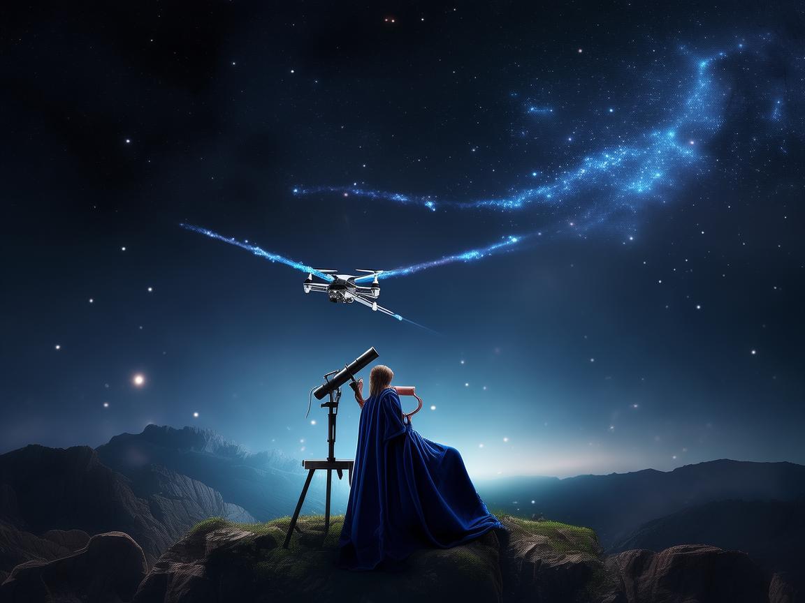 占星家与无人机，天际的神秘连线如何实现？
