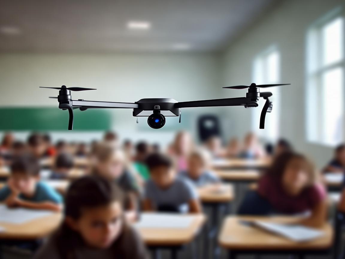 教室中的无人机，如何安全高效地实施空中教学辅助？