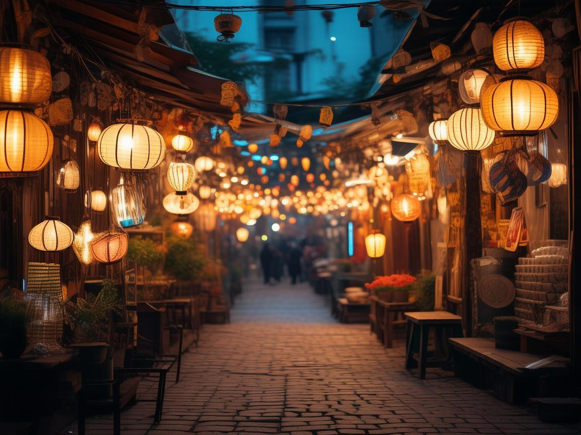 夜市街灯笼，无人机在夜间照明中的创新应用？