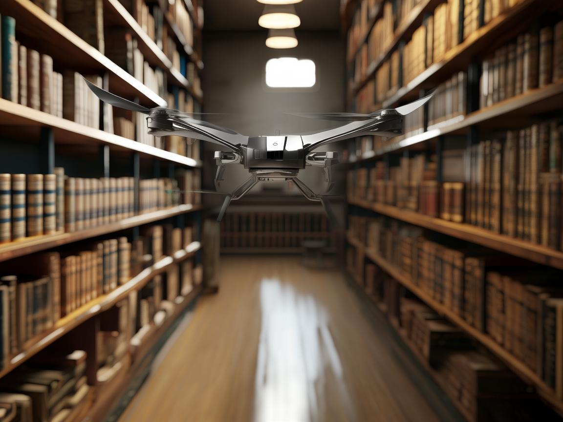 大学图书馆，无人机技术如何重塑信息检索的未来？