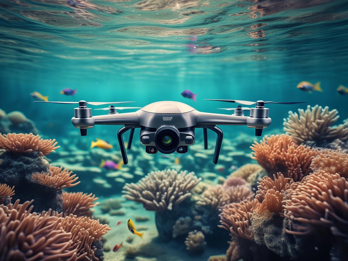无人机在水族馆，如何精准监控海洋生物的生态环境？